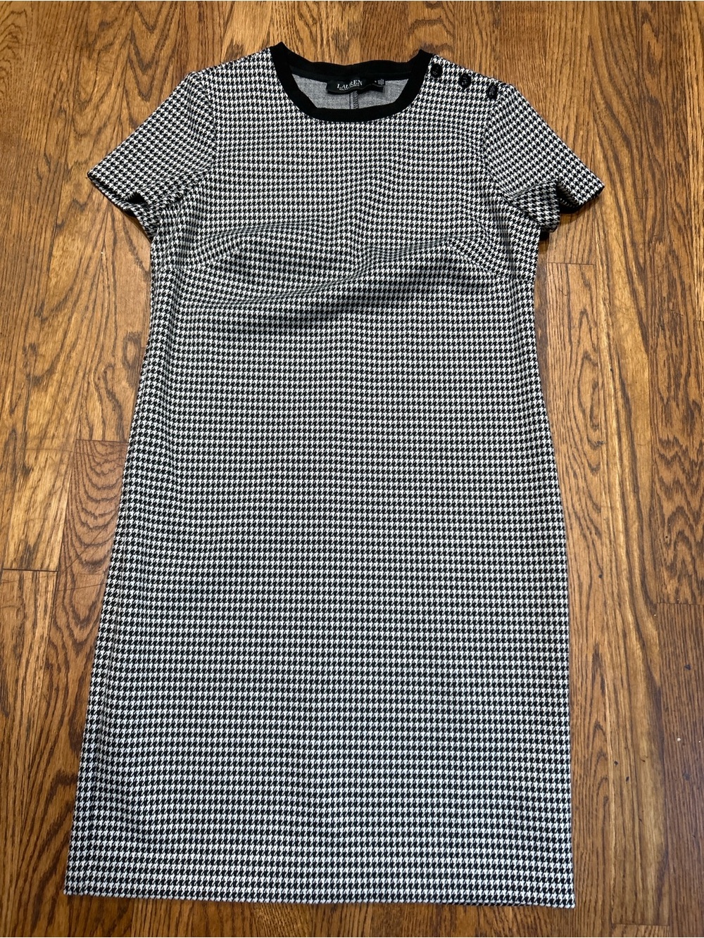 Lauren Ralph Lauren Houndstooth Dress Size 8 | Alabama Game Day Inspired - Picture 3 of 8